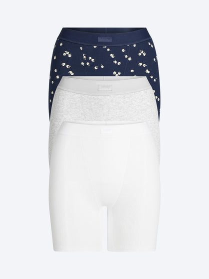 Cotton rib boxer 3-pack