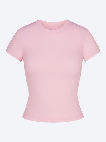 Cotton rib t-shirt