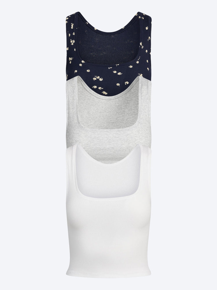 Cotton rib tank 3-pack 1