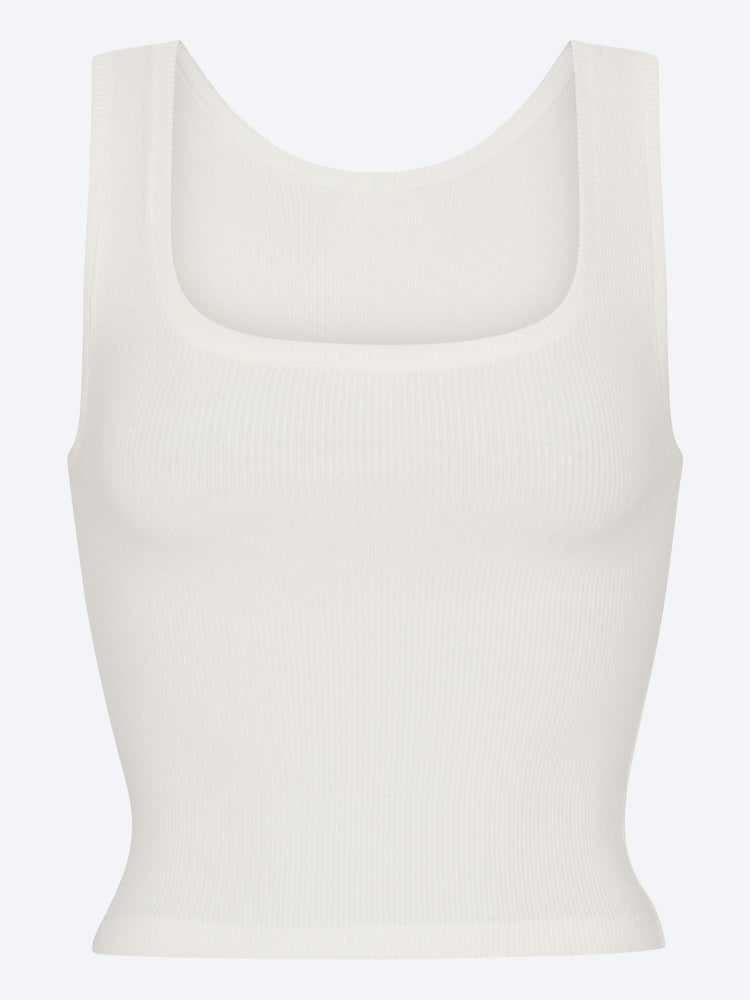 Tanktop aus Baumwollripp 1
