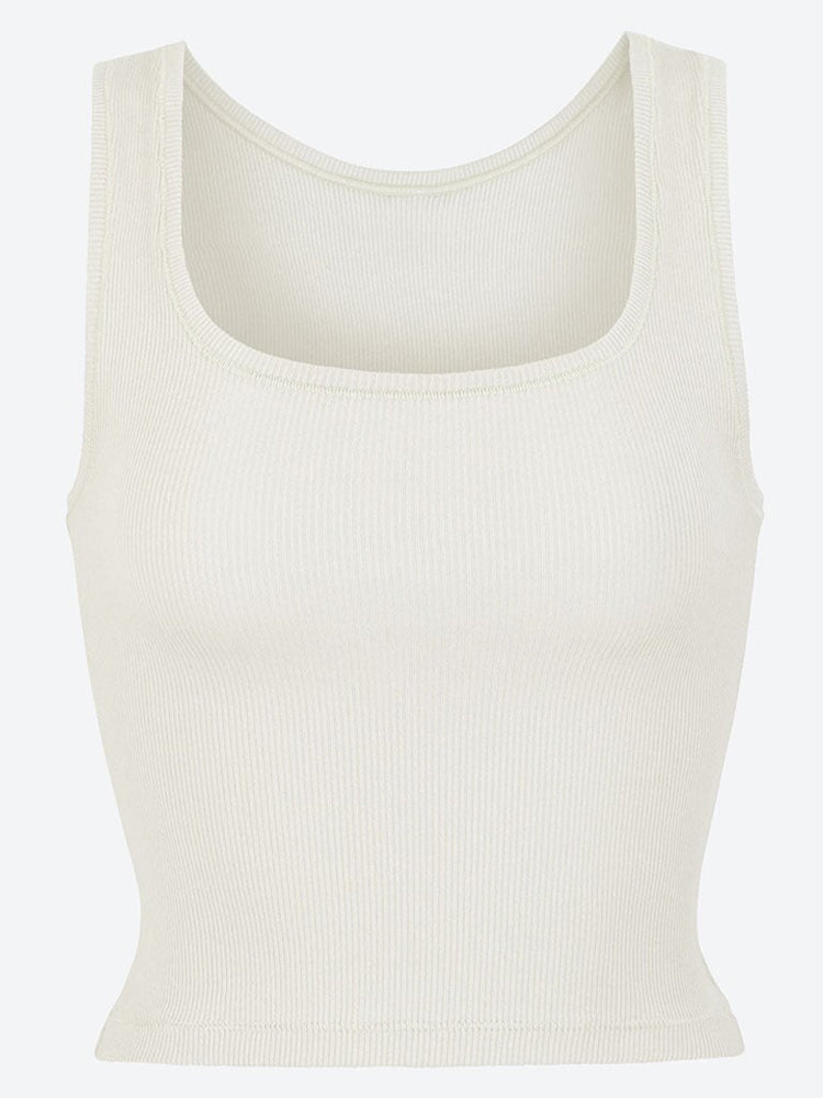 Coton Rib Tank Top 1