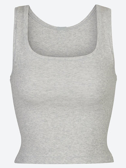 Cotton rib tank top