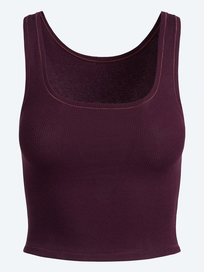 Cotton rib tank top