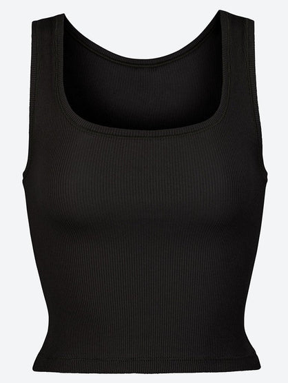 Cotton rib tank top