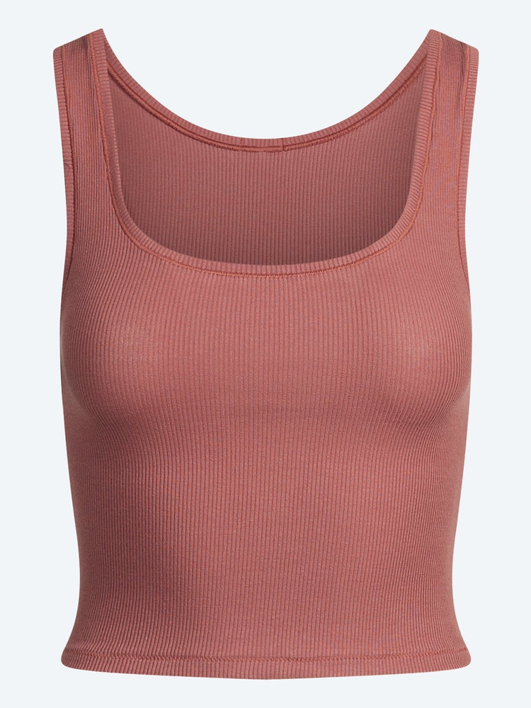 Cotton rib tank top 1