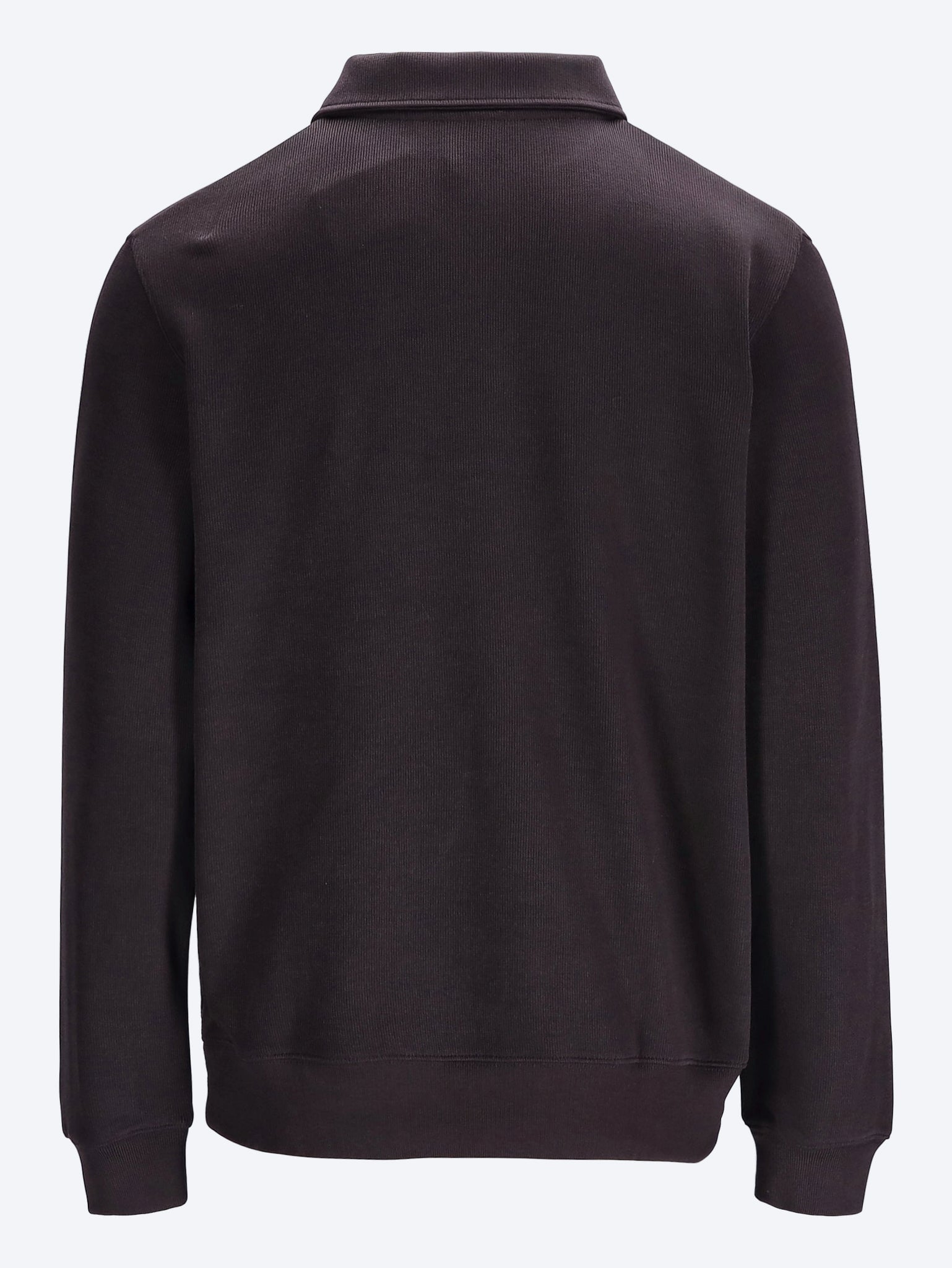 Cotton ribbed polo neck sweatshirt 3
