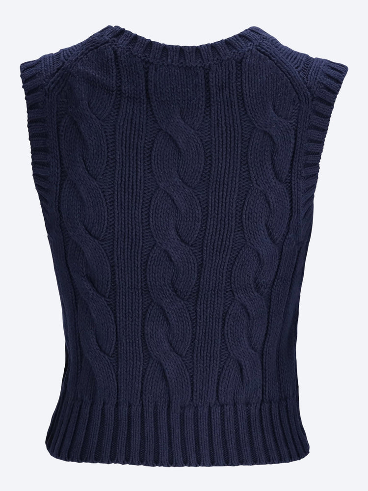 Cotton sleeveless sweater 3
