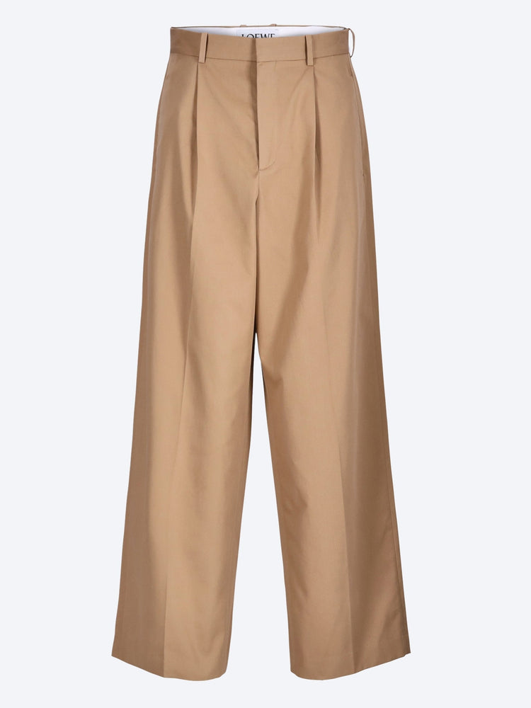 Cotton wide leg trousers 1
