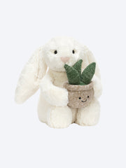 Cream bunny with plant ref: