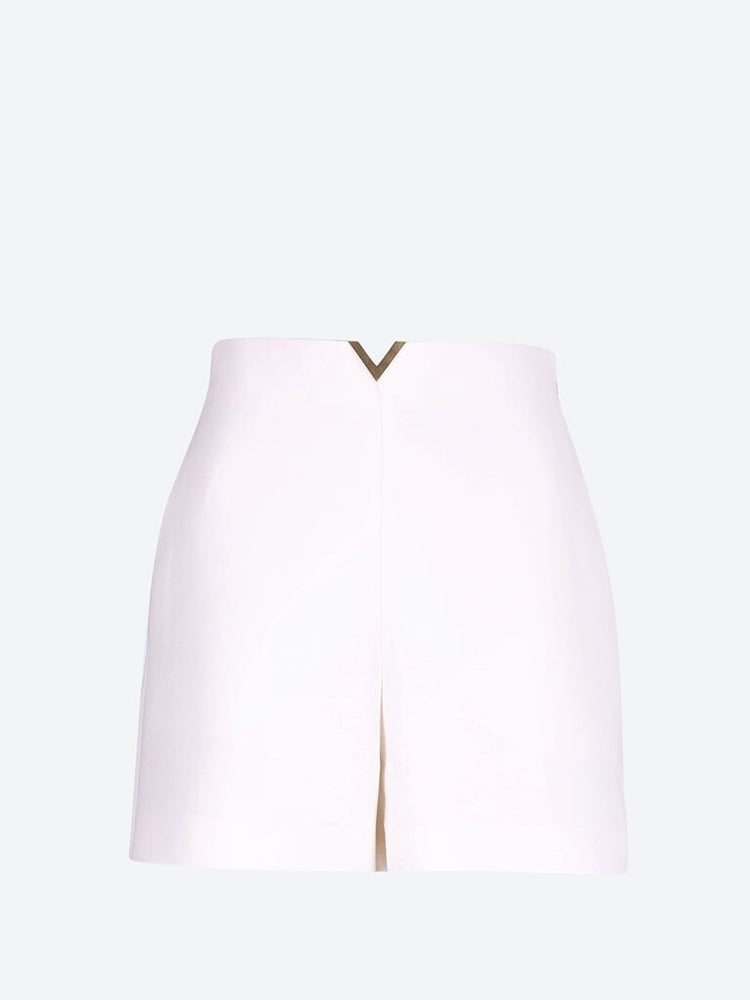 Crepe couture woven shorts 1