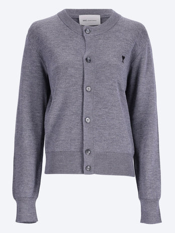 Cardigan col rond avec ami de coeur