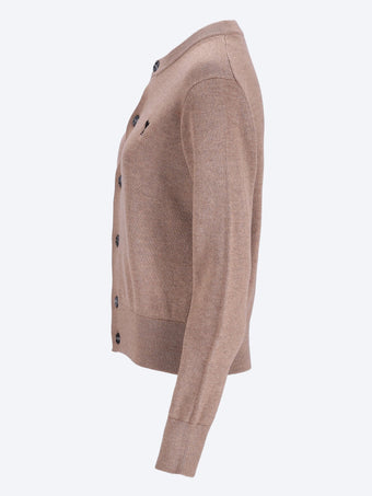 Strickjacke mit Rundhalsausschnitt und Ami de Coeur