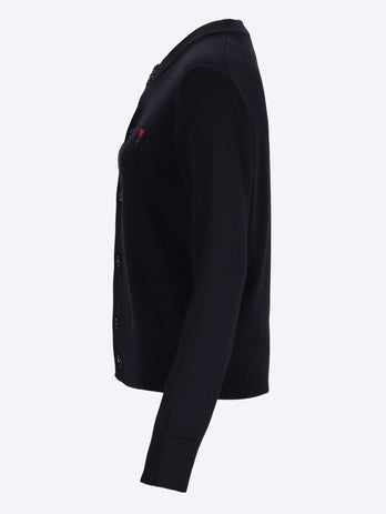 Cardigan col rond avec ami de coeur