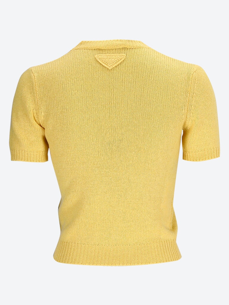 Crewneck shortsleeved cashmere 2