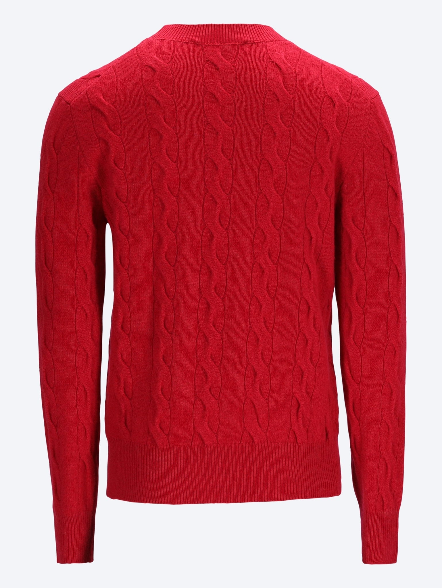 Crewneck sweater with tonal ami de coeur 3