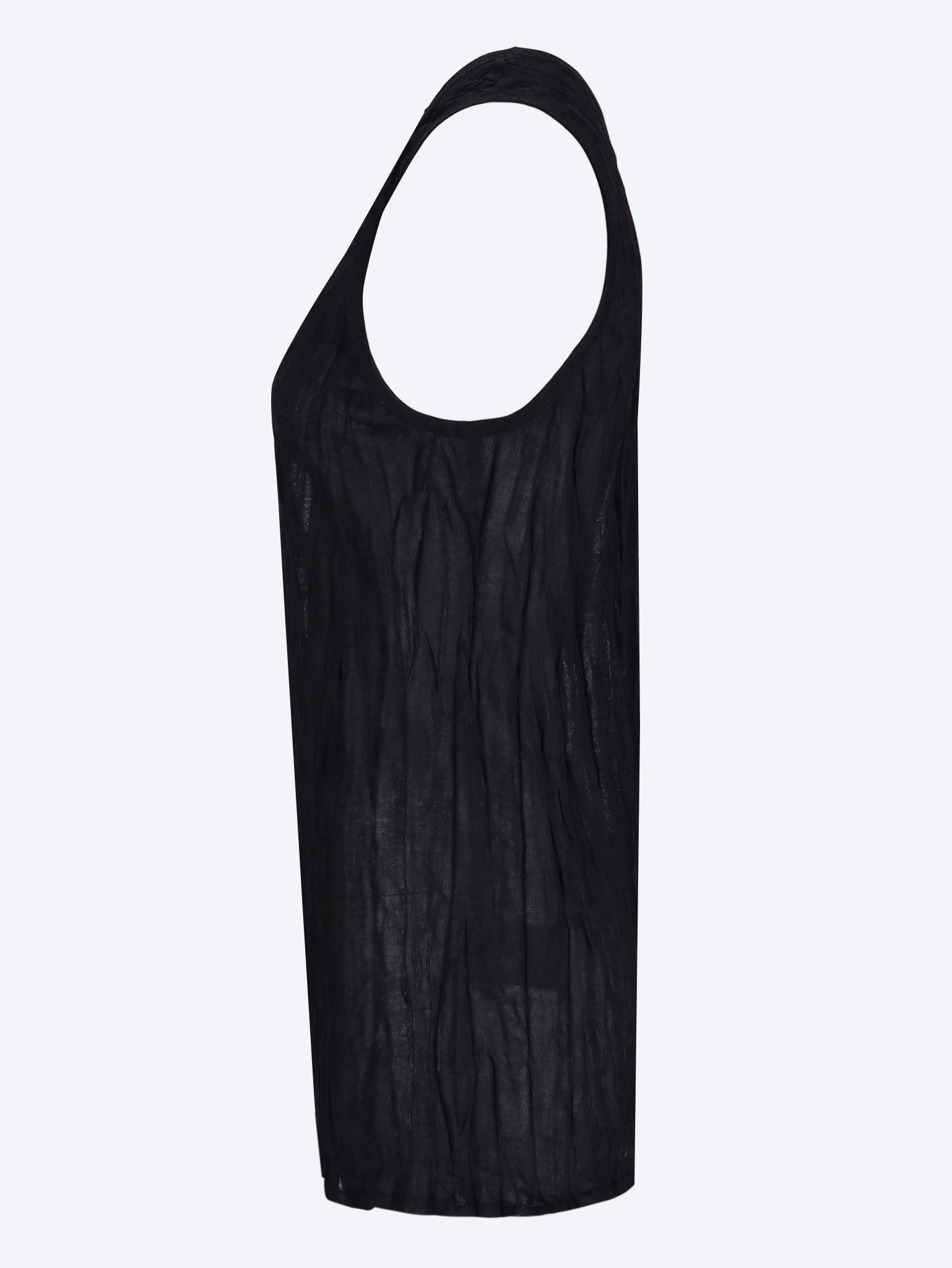 Crinkled knit tank top 2