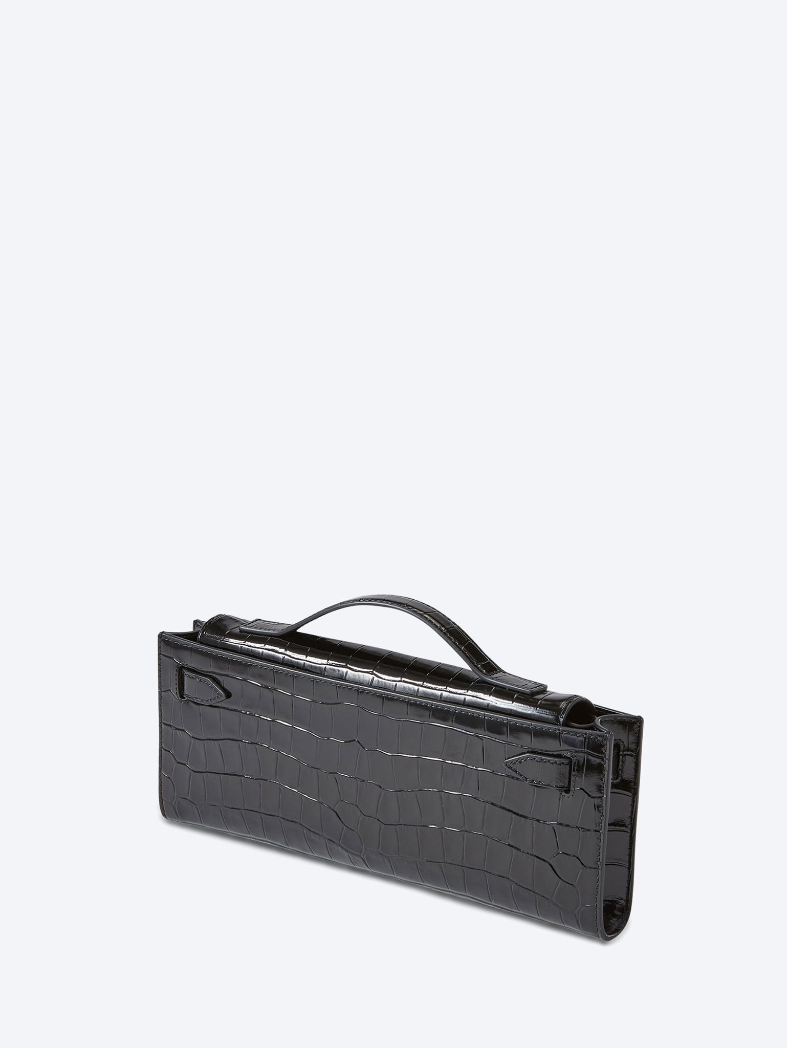 Veronica Beard Dash Clutch mit Krokoprägung 5