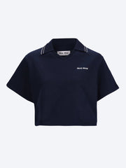 Cropped cotton fleece sweatshirt ref: