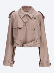 Kurz geschnittener Trenchcoat ref: