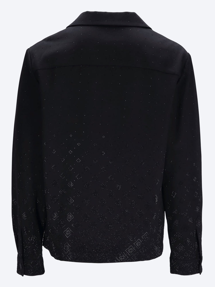 Crystal monogram long sleeve shirt 3