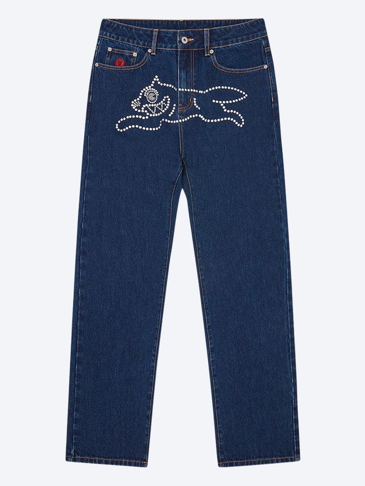 Crystal running dog jeans 1