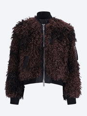 Curly faux fur blouson jacket ref: