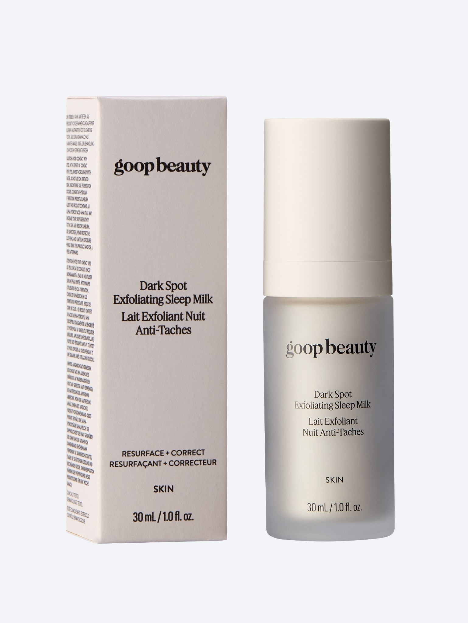 Lait de sommeil exfoliant taches brunes 30ml 2