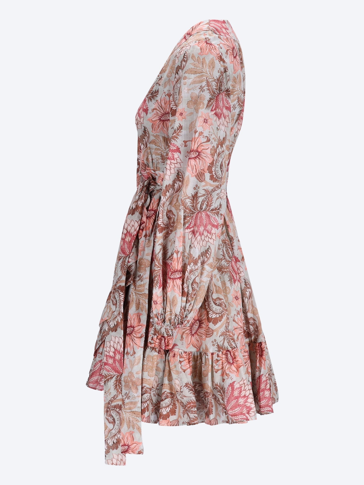 Daylight mini wrap frill dress 2