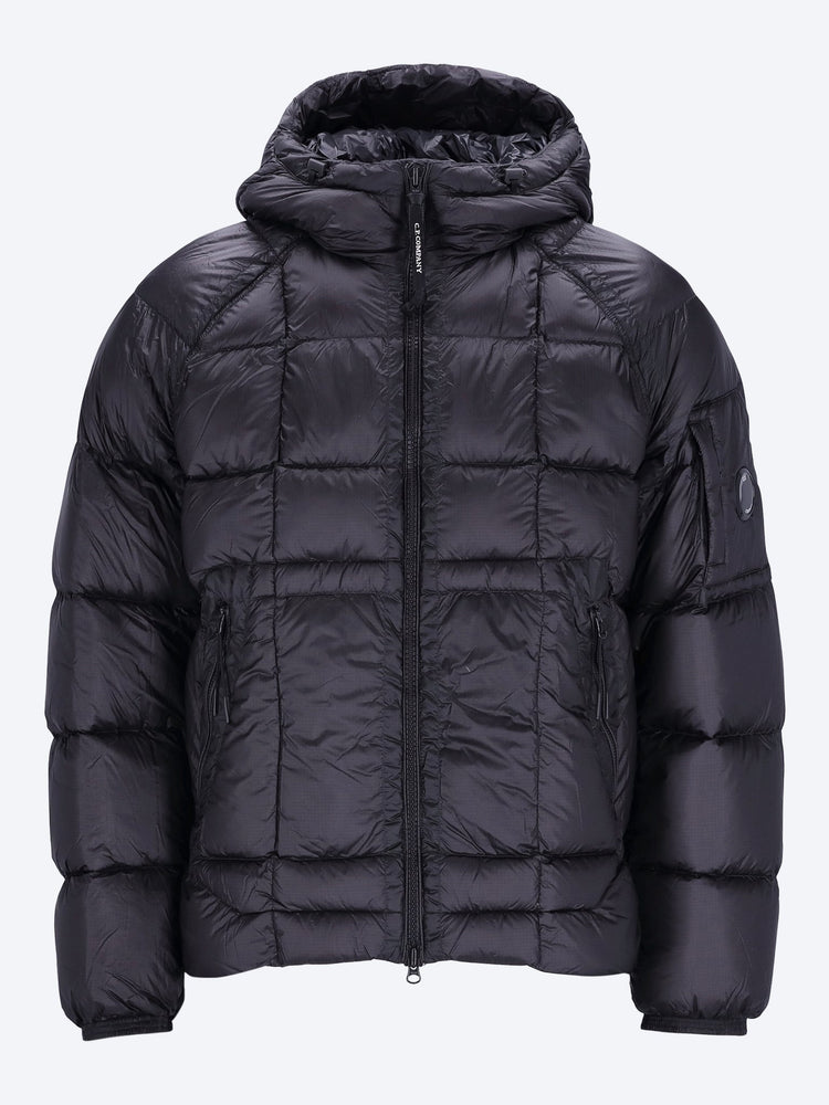 Mittlere Daunenjacke mit Dd-Shell-Kapuze 1