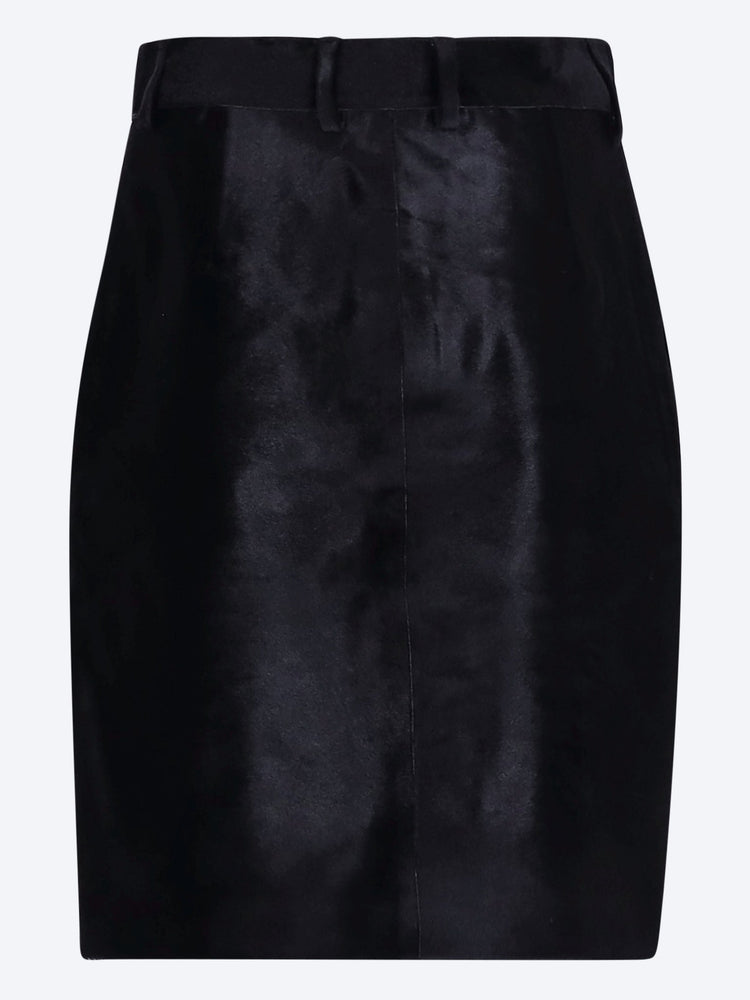 Debi leather midi skirt 3