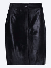 Debi leather midi skirt ref: