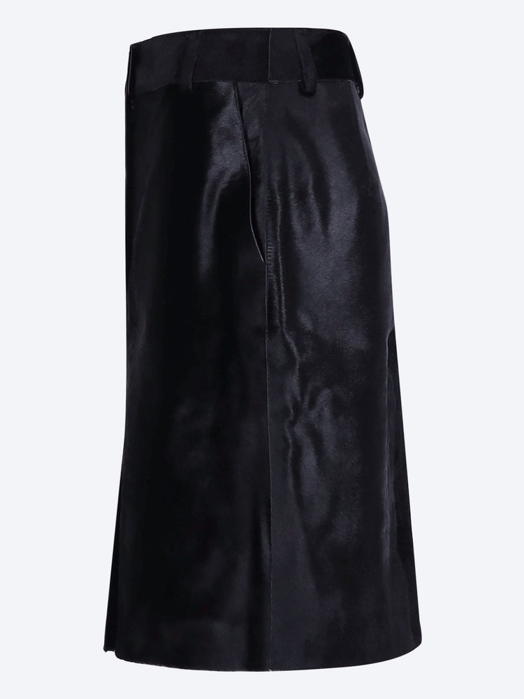 Debi leather midi skirt 2