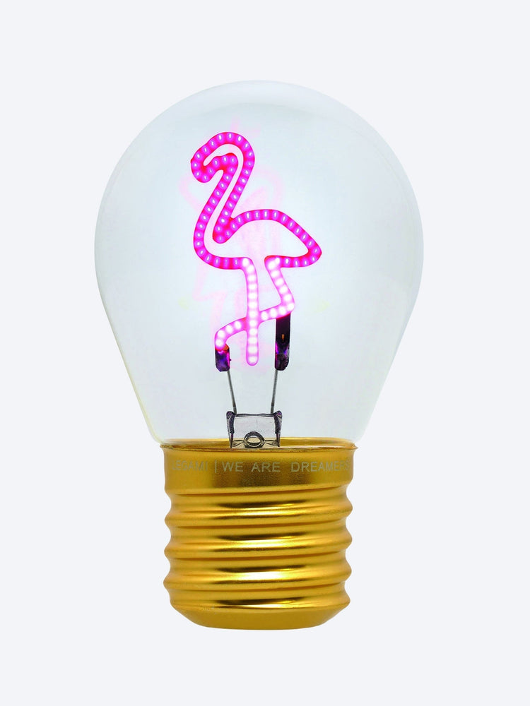 Dekorative Tischlampe in Form einer Glühbirne – Flamingo – Bulb Fiction 1