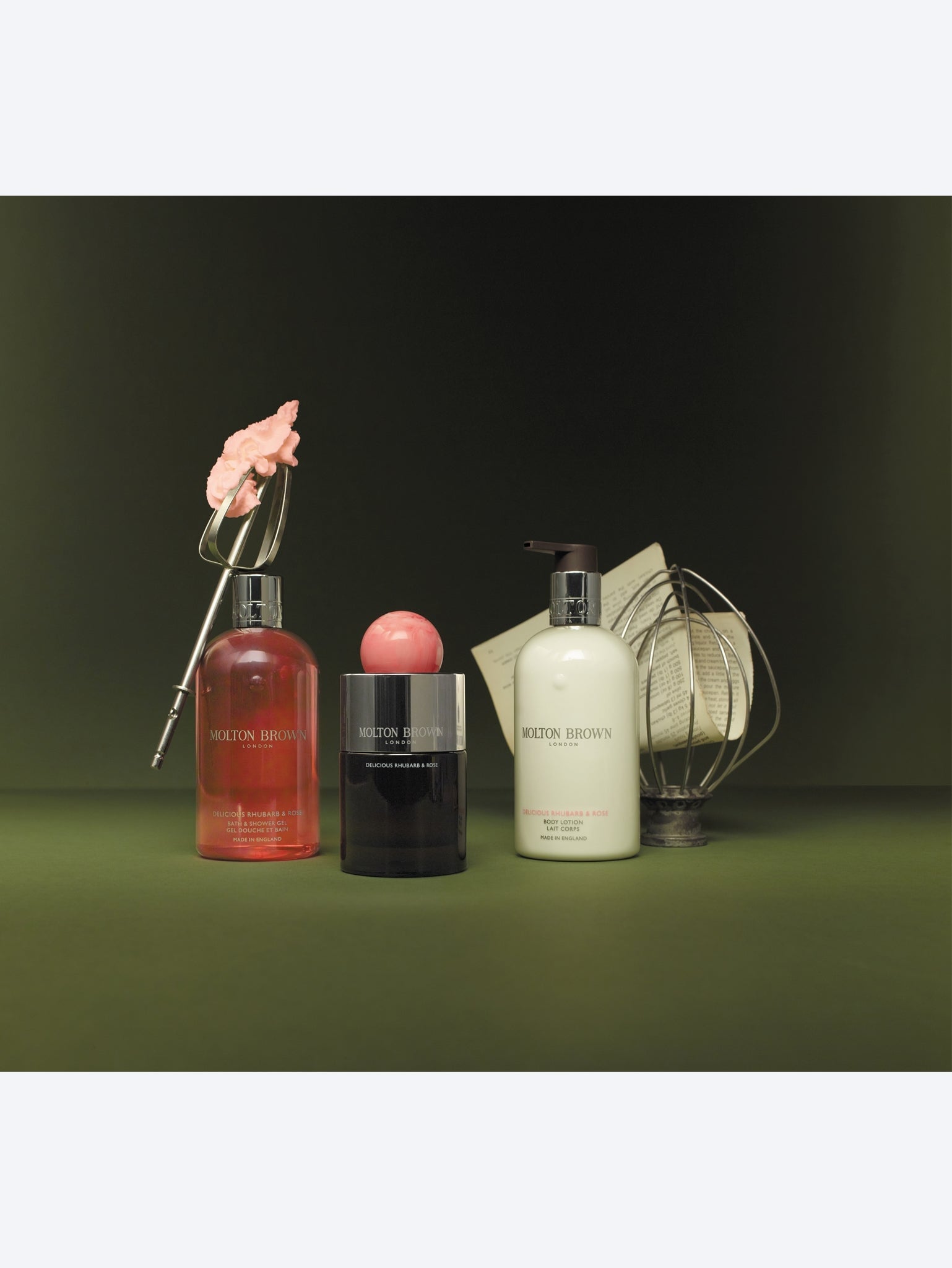 Delicious rhubarb & rose hand cream 40ml 3