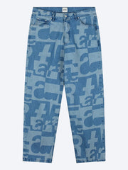 Pantalon all-over en jean ref: