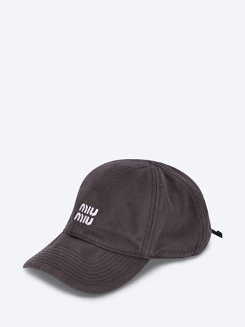 Denim baseball cap