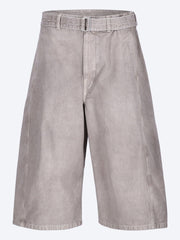 Denim belted shorts ref: