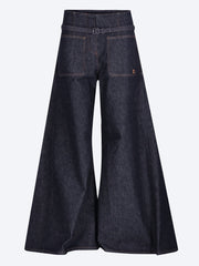 Denim palazzo pants ref: