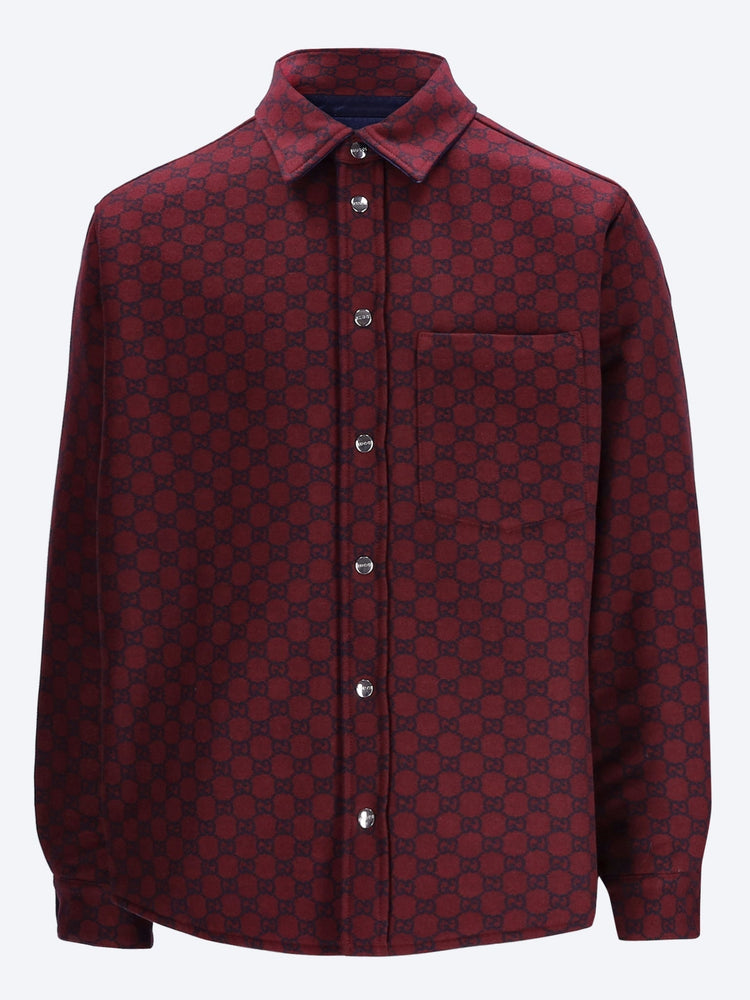 Denim reversible shirt 1