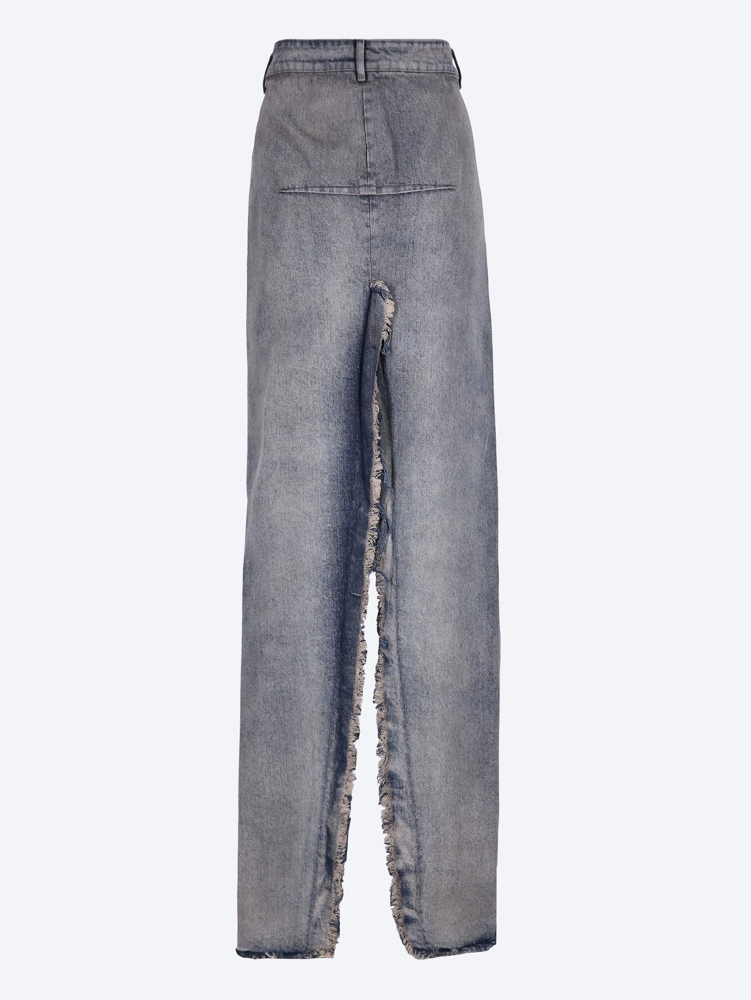 Denim sliced skirt 3