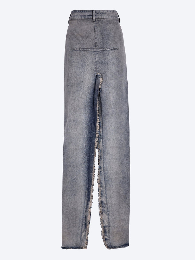 Denim sliced skirt 3