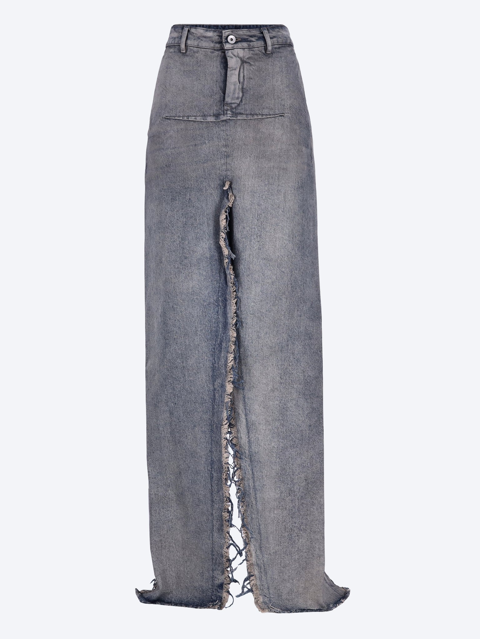 Denim sliced skirt 1