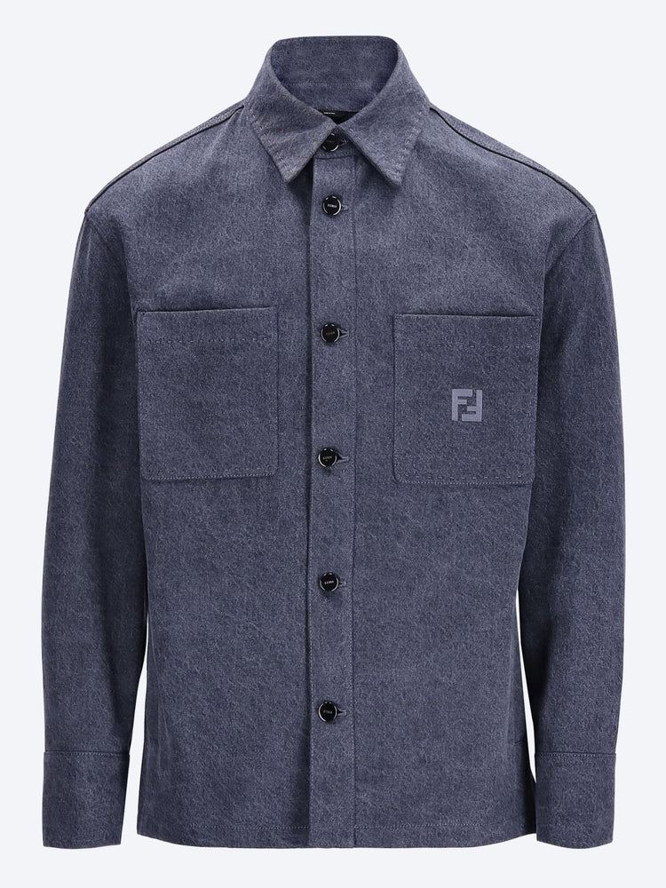 Denim stone bleached jacket 1