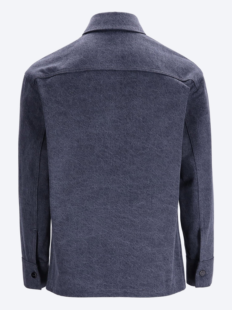 Denim stone bleached jacket 3