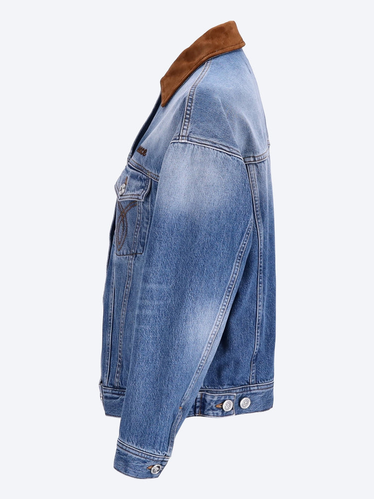 Denim stone wash jacket 2