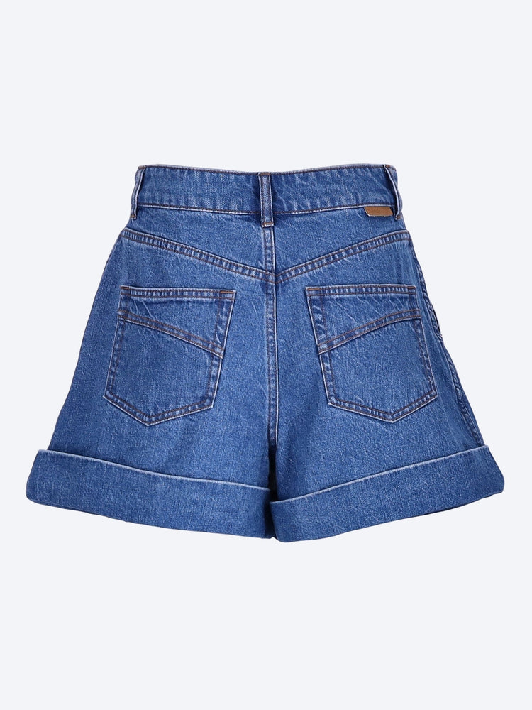 Denim tailored shorts 3
