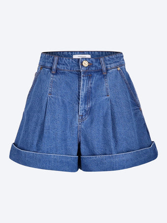 Denim tailored shorts