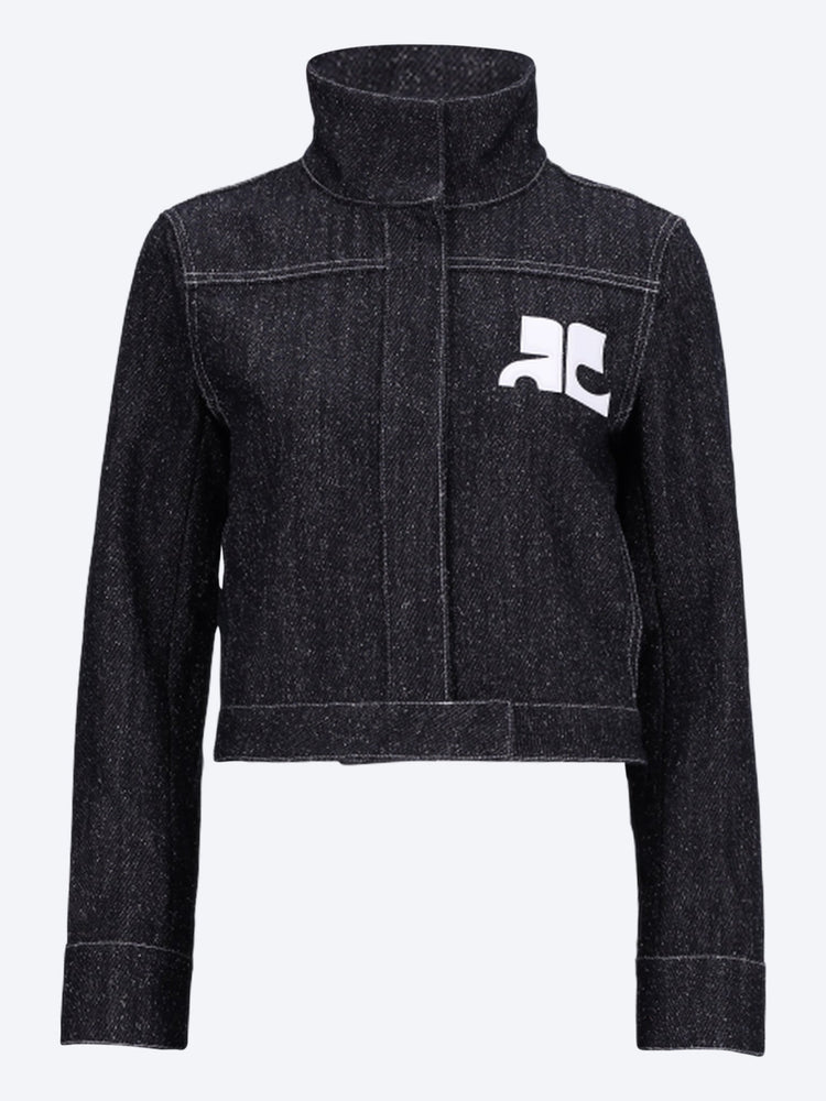 Denim tweed jacket 1