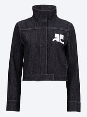 Denim tweed jacket ref:
