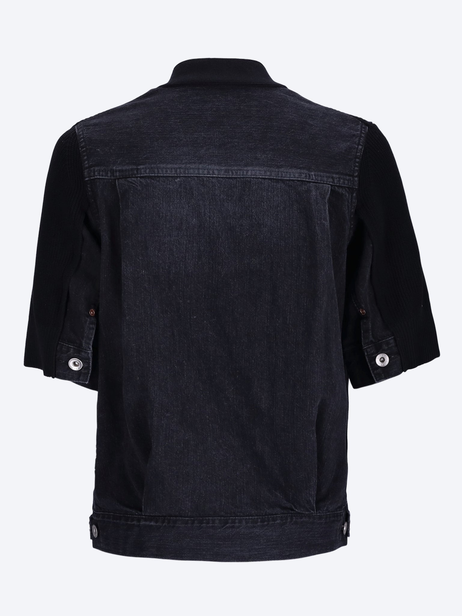 Denim x knit cardigan 3